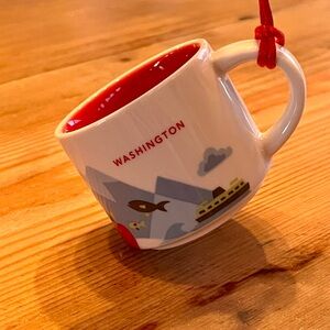 Starbucks Been There Series mug ornament: Washington